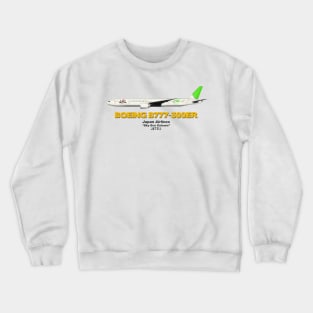 Boeing B777-300ER - Japan Airlines "Sky Eco Colours" Crewneck Sweatshirt